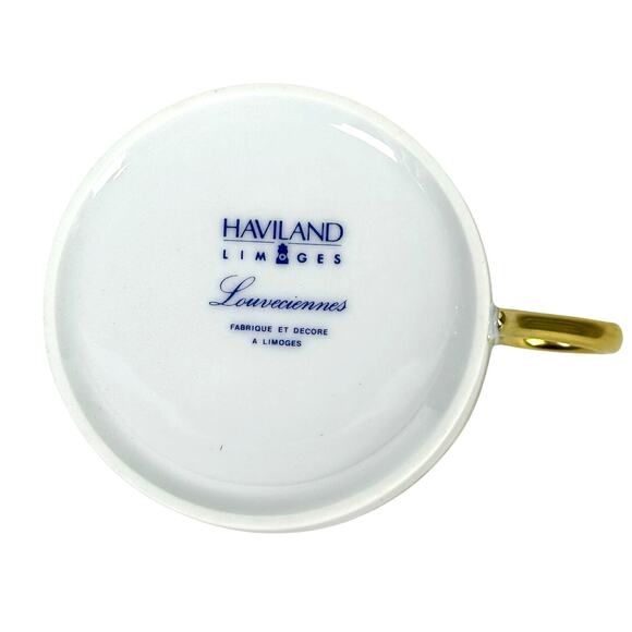 Haviland Limoges "Louveciennes" 3.25" Flat Cup France-Pristine Mint Condition! - Picture 5 of 6
